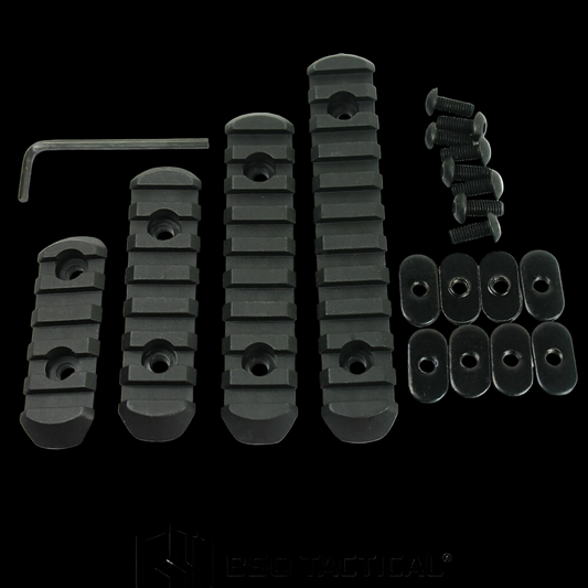 Rail Panel 4 Set for ME Handguard Polymer Picatinny for Laser Flashlight Grip
