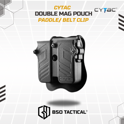 Cytac Tactical Double Mag Pouch 9mm Holster Universal - ORIGINAL
