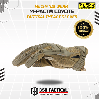 Mechanix Wear MPACT Tactical Impact Resistant Glove M-Pact Coyote Touchscreen - ORIGINAL