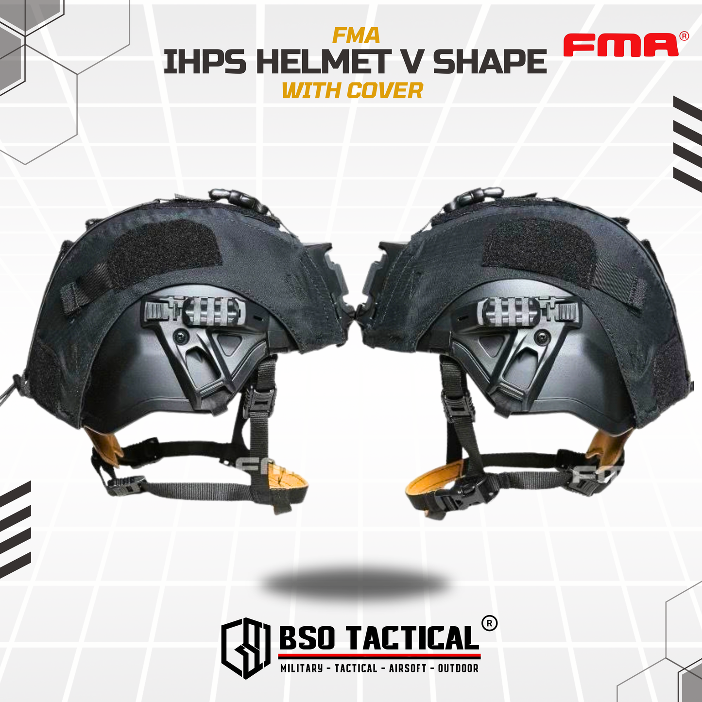 FMA IHSP Tactical Outdoor Helmet with Cover - TB1428