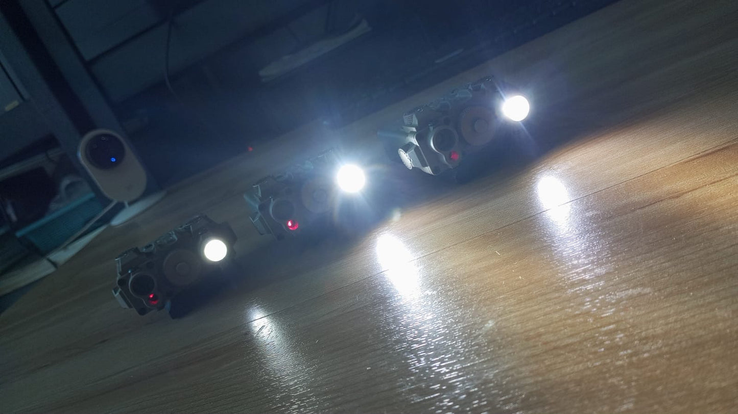 Senter Laser DBAL A2 Tactical Light LED Flaslight with Switch