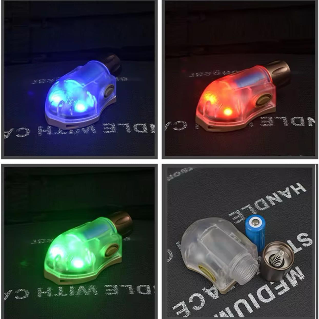 Manta Strobe LED Signal Survival Light IR for Outdoor Helmet Night Lamp