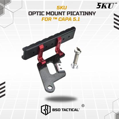 5KU Mounting Scope Red Dot Picatinny Rail for Capa Metal Carbon