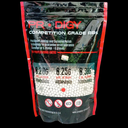 Prodigy Airsoft Competition BB's 6mm 0.25 / 0,25 4000 BB ORIGINAL