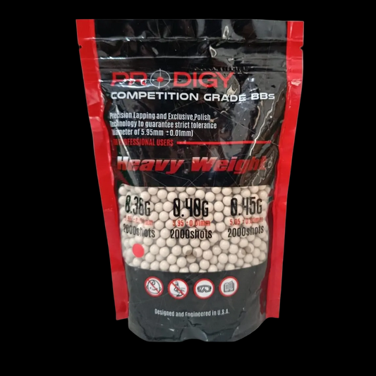 Prodigy Airsoft Competition BBs 6mm 0.36/0,36 2000 BB Heavy Weight ORI