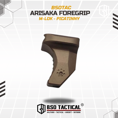 Arisaka Style Tactical Foregrip Handstop CNC Picatinny MLOK Grip
