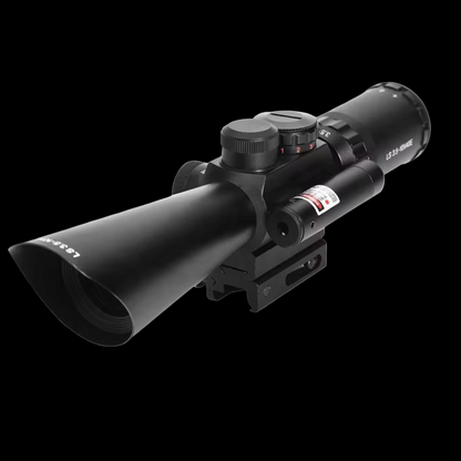 Scope M8 LS 3.5–10x40EG Red Laser Full Metal Picatinny Rail