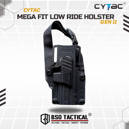 Holster Cytac Mega Fit Gen 2 Low Ride Upgraded Version Universal ORIGINAL