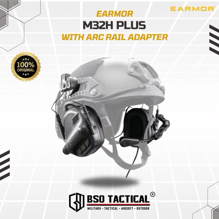 Earmor M32H Plus Headset ARC Rail Adapter Electronic Communication Hearing Protector ORIGINAL Earphone