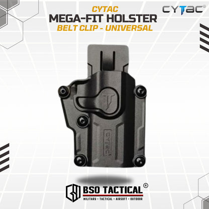 Holster Tactical Cytac Gen 1 Mega Fit Gen 1 Holster Universal 80+ Type Original - Belt Clip / Paddle