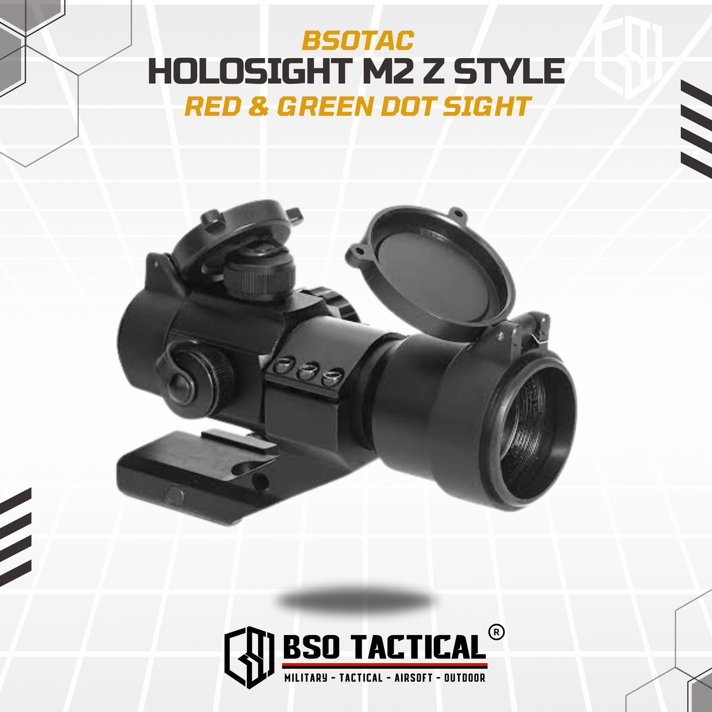 Holosight M2 Z Style Red Dot Scope Sight Full Metal Picatinny Rail