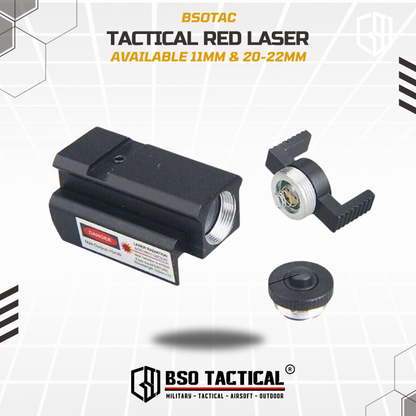 Tactical Low Profile Mini Red Laser Sight for GBB Picatinny Rail Metal