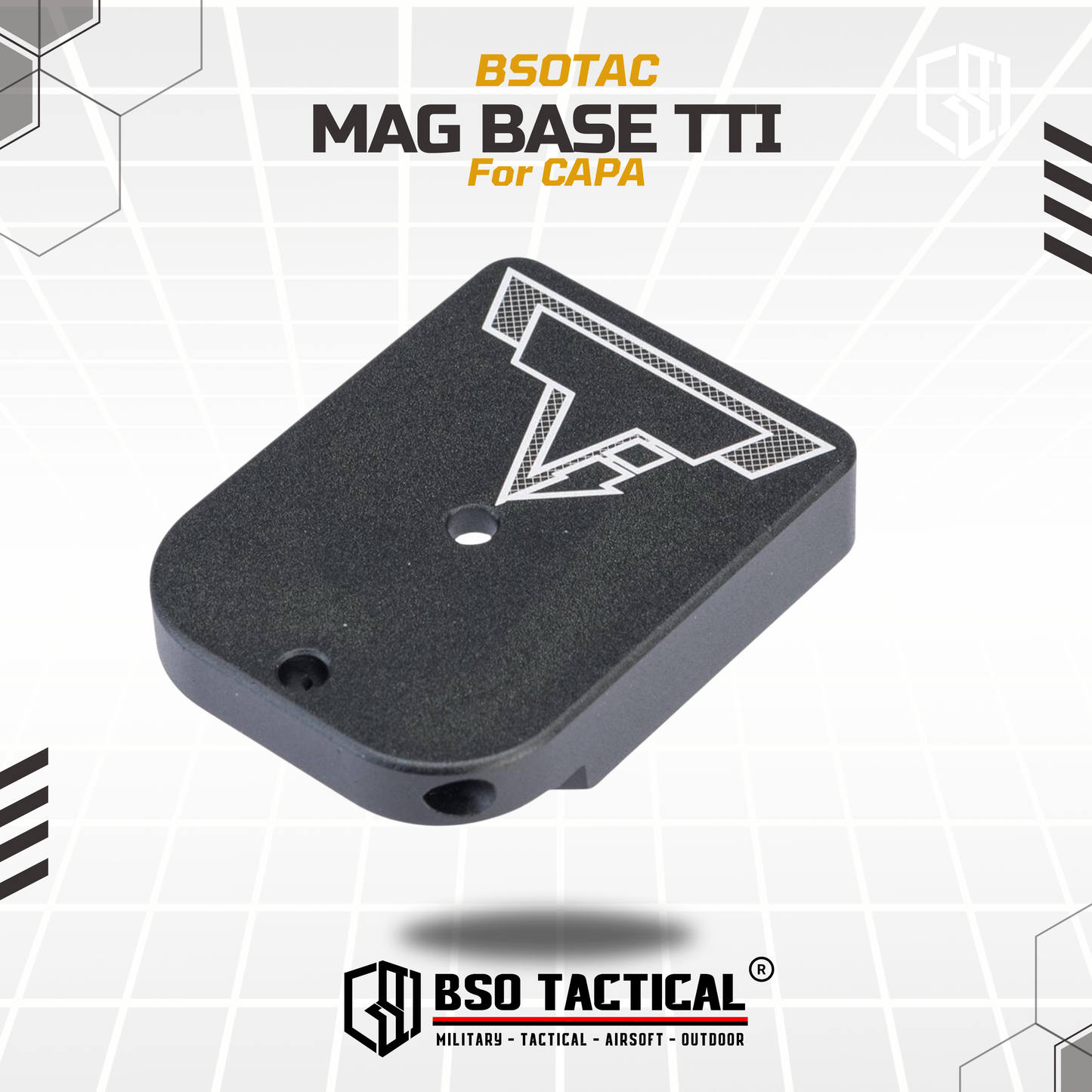 Mag Base Plate TTI Combat Master for Capa Gas Version CNC