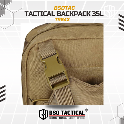 Tas Ransel Multifungsi Molle 35L Outdoor Backpack Bag - TR643