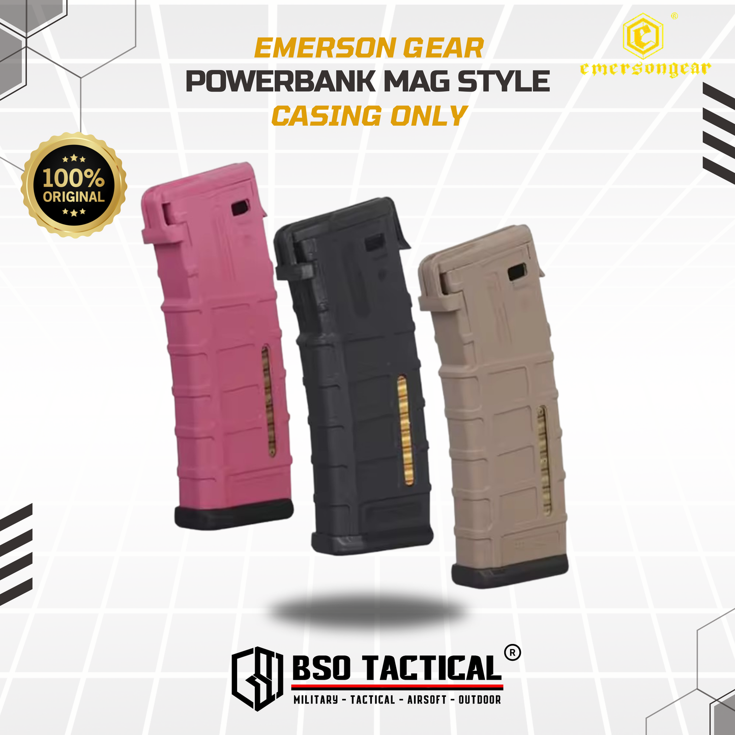Emerson Gear Power Bank PMag Style Casing Powerbank Case EM8068