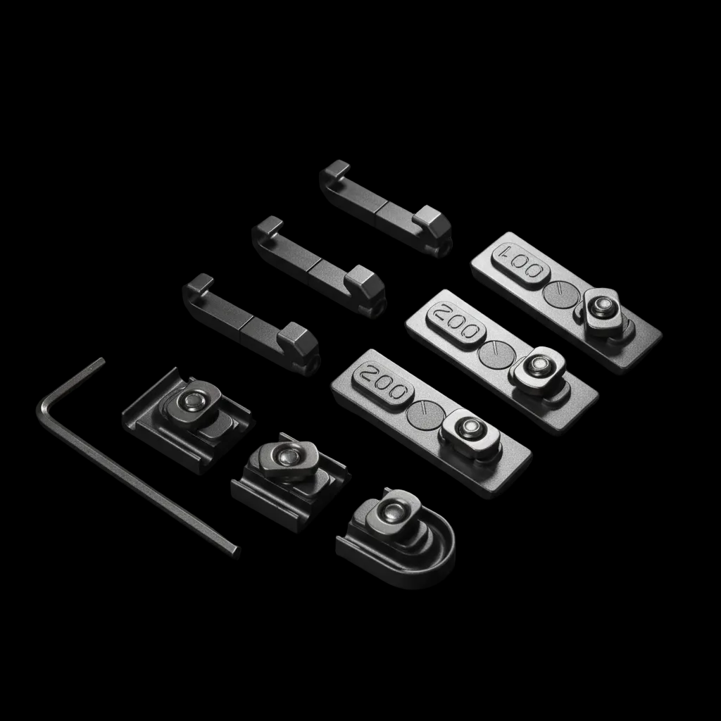 FMA Arson Machine Style Cable Management MLOK Wire System CNC