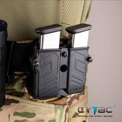 Cytac Tactical Double Mag Pouch 9mm Holster Universal - ORIGINAL