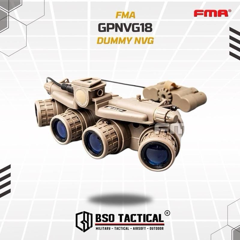 FMA GPNVG18-BNVS Dummy NVG Upgraded Version Seals Devgru Style