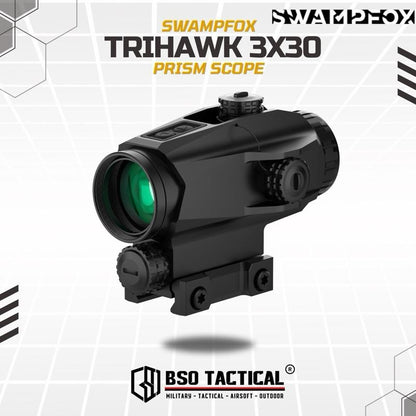 Swampfox TRIHAWK 3x30 Tactical Prism Scope