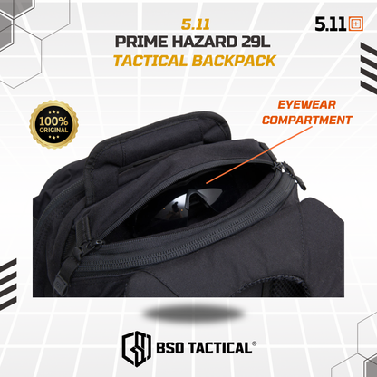 Tas Ransel 5.11 Hazard Prime 29L Tactical Outdoor Backpack Multi Storage - ORIGINAL