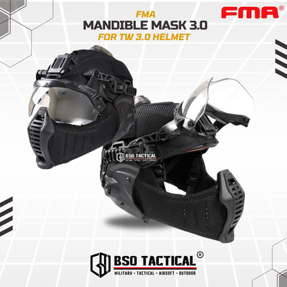 FMA Tactical Mandible EX Mask 2.0 3.0 Ear Face Protection for TW EX Helmet