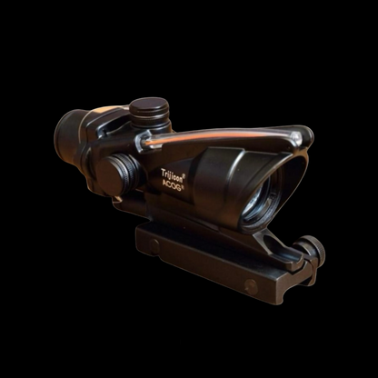 Red Dot Scope Acog 1X32 Picatinny Rail Full Metal Fiber Optic Sight for Toys Matal CNC