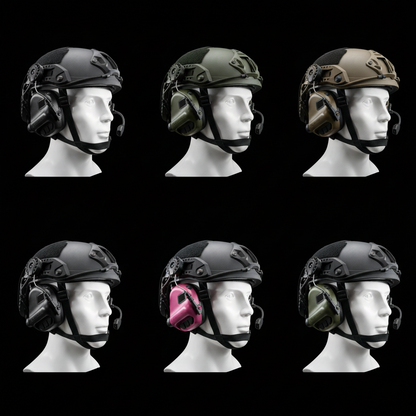 Earmor M32H Helmet-Mounted Tactical Headset ARC Rail