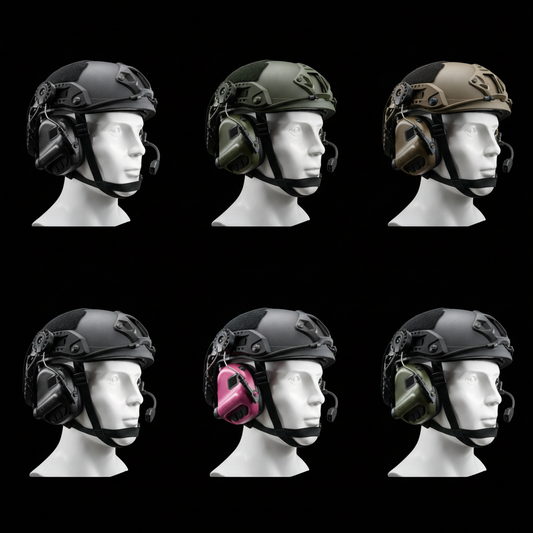 Earmor M32H Helmet-Mounted Tactical Headset ARC Rail