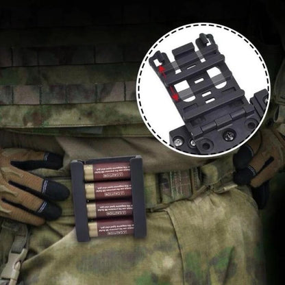 Cytac Tactical 12GA Shotshell Holder 4 Round Belt Loop Mag Pouch