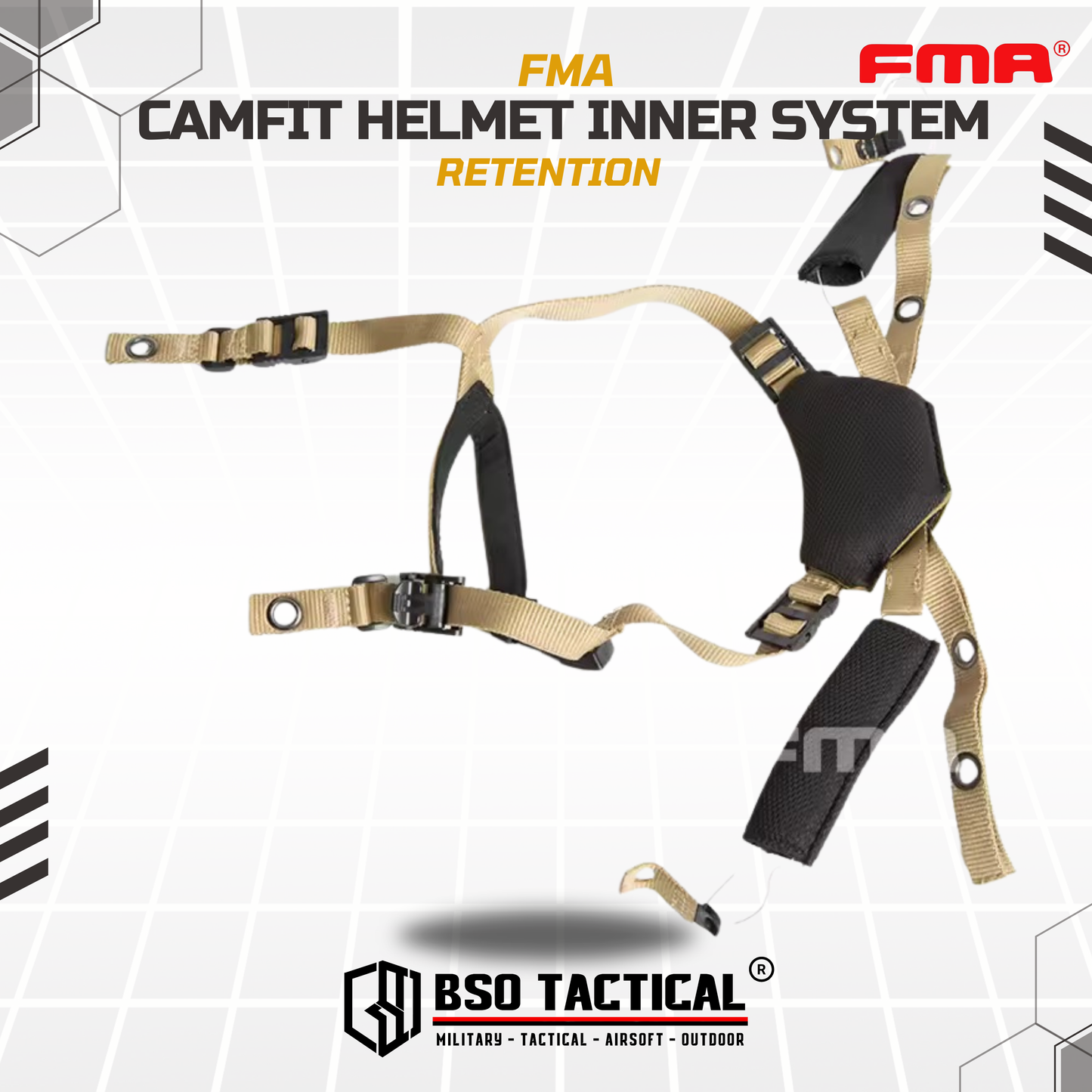 FMA Tactical TW Tali Helm Camfit 2.0 Helmet Retention System