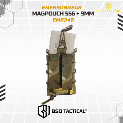 Emerson Gear Tactical Open Modular Double 556 9mm Mag Pouch Molle