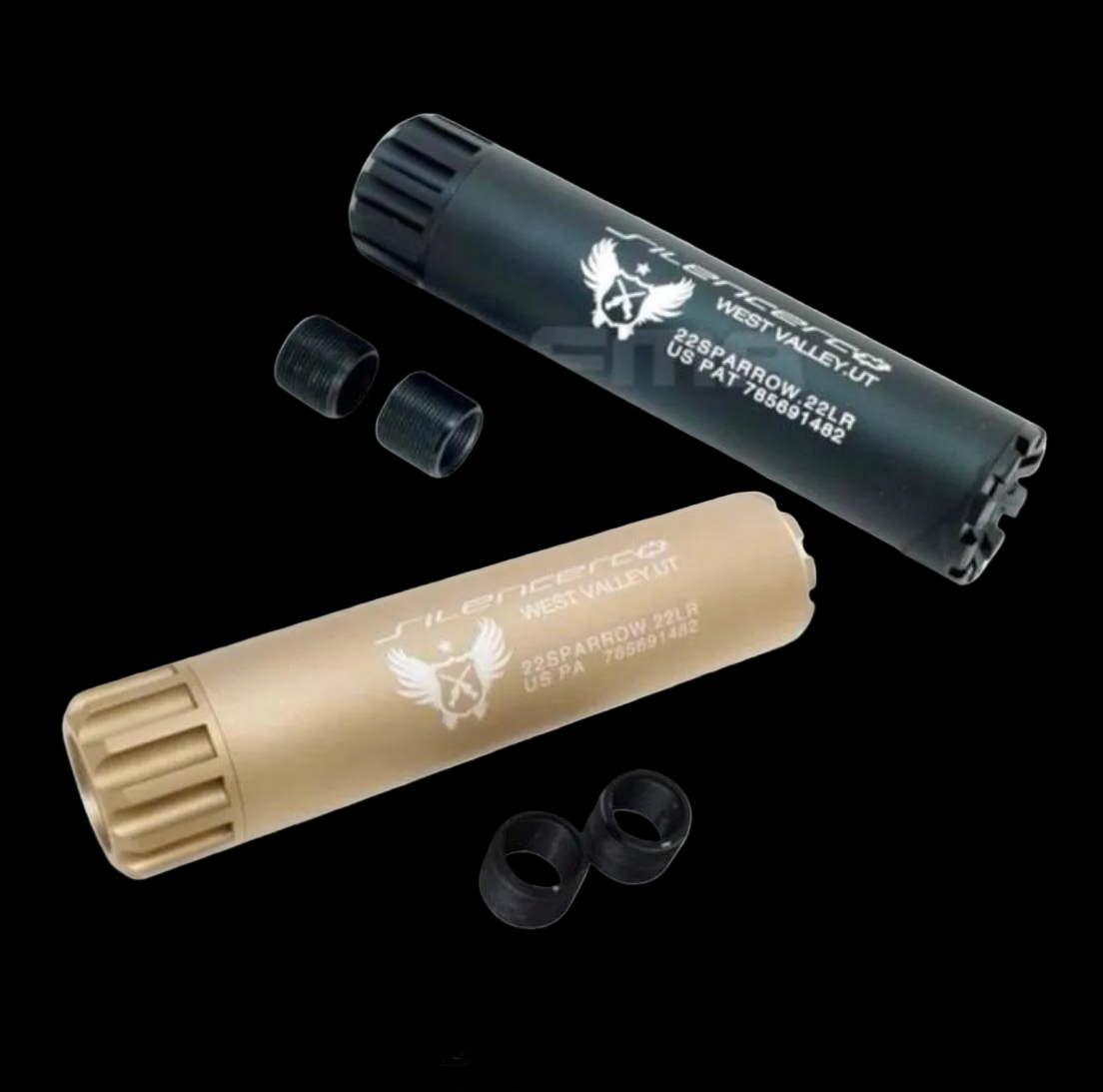 FMA Tactical Silencer W.A.U Force Sparrow Style 14mm CW CCW Alumunium