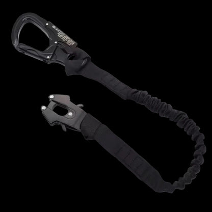 Tali Elastic Cord Retention Lanyard Tactical Quick Release Alumunium Buckle