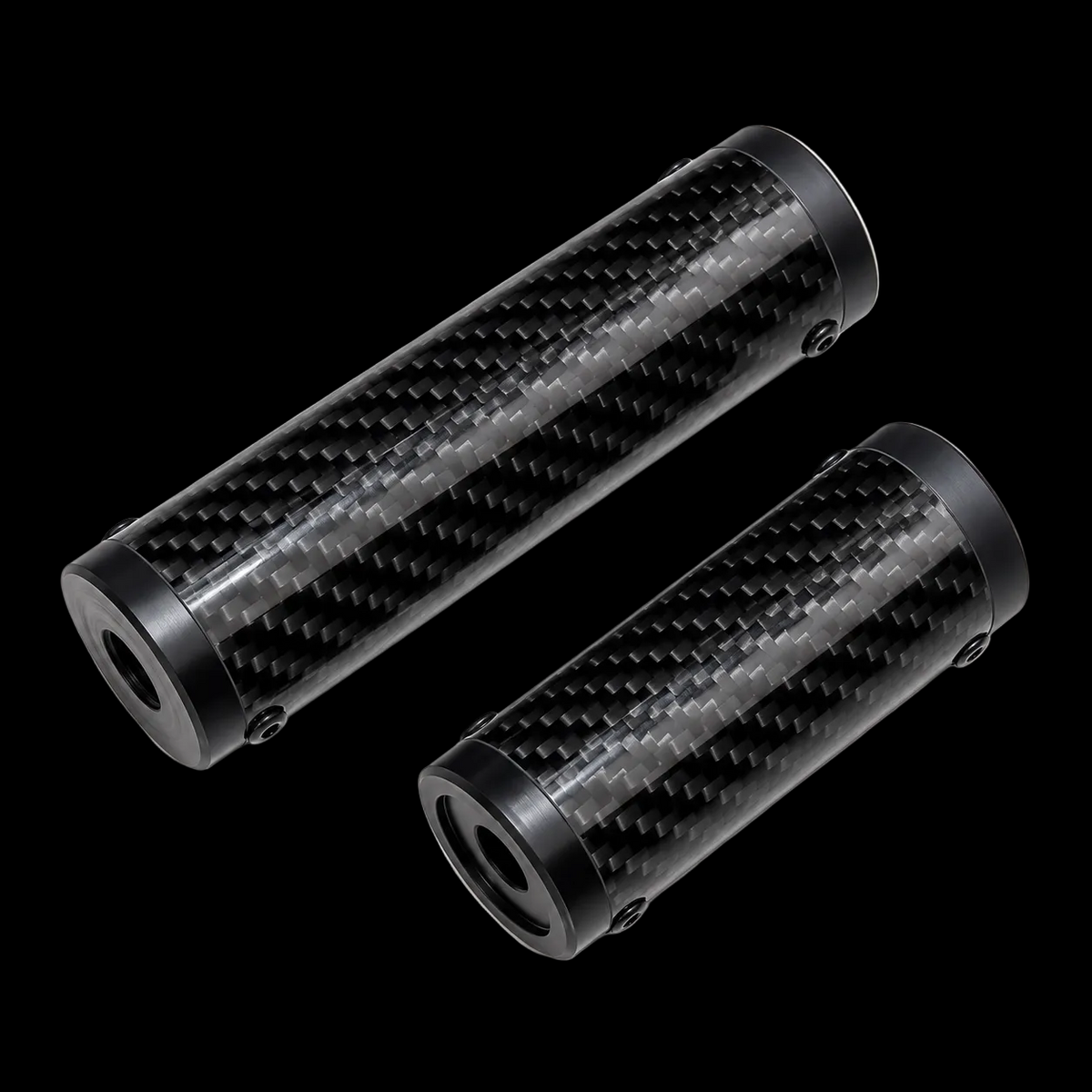 Trident Custom Mini Silencer Carbon Slim Design AEG GBB GBBR 14mm