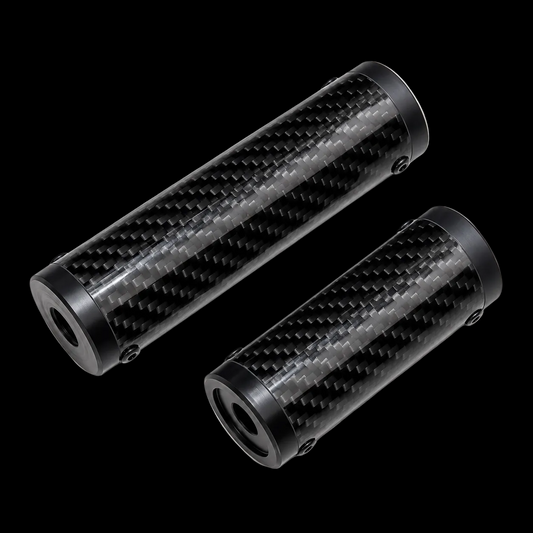 Trident Custom Mini Silencer Carbon Slim Design AEG GBB GBBR 14mm