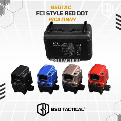Scope Tactical DI Style FC1 Red Dot Sight Mini Prism Airsoft Holosight