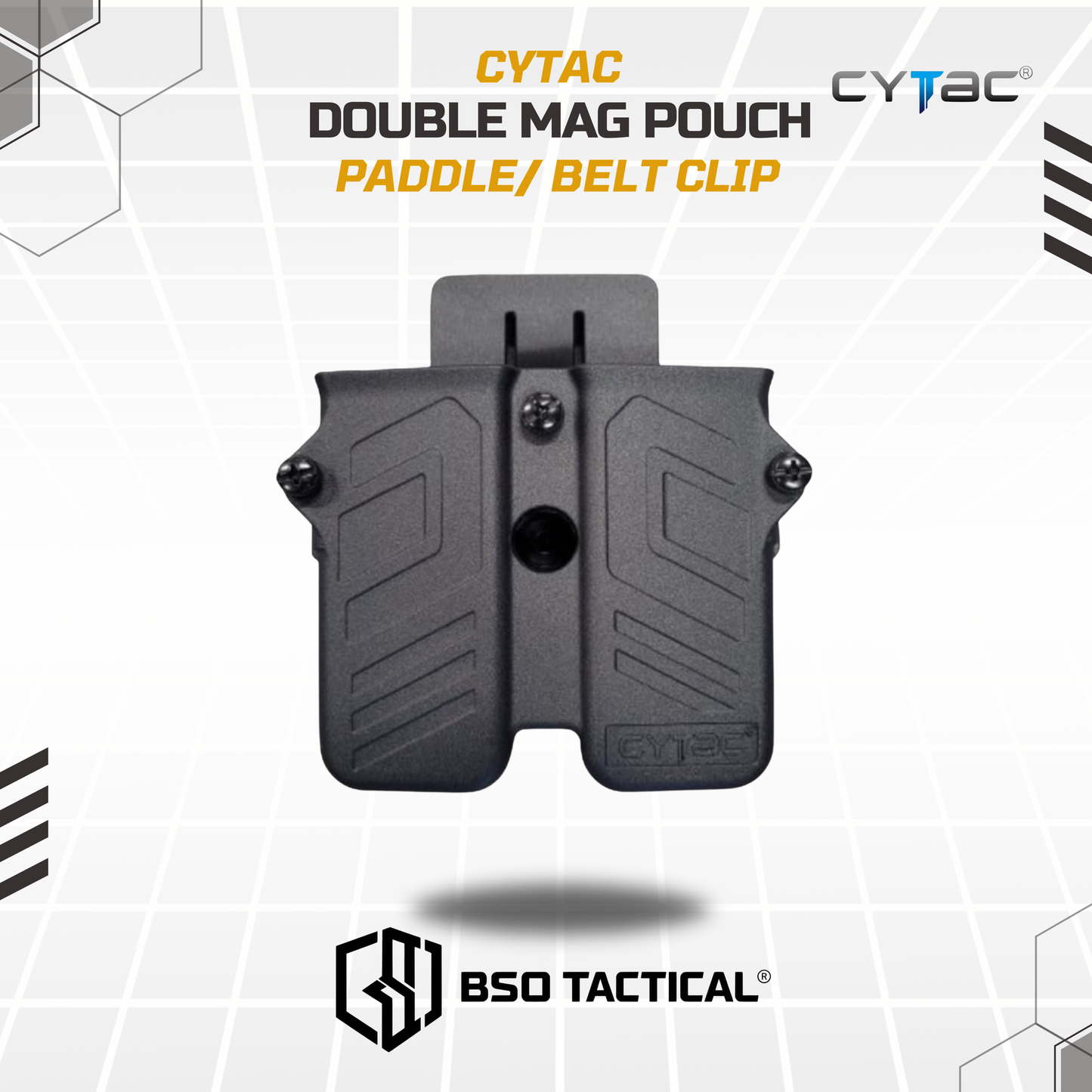Cytac Tactical Double Mag Pouch 9mm Holster Universal - ORIGINAL