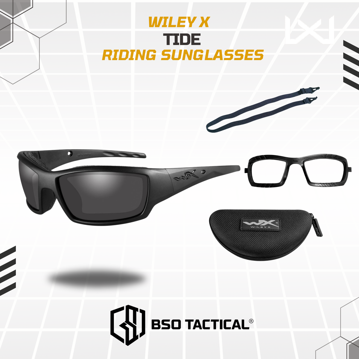 Kacamata Wiley X Tide Riding Outdoor Casual Daily Sunglasses - ORIGINAL