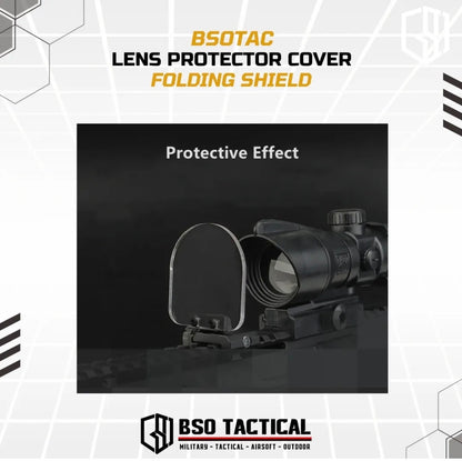 BSOTAC Lens Protector Cover Scope Bulletproof BB Folding Shield Holosight