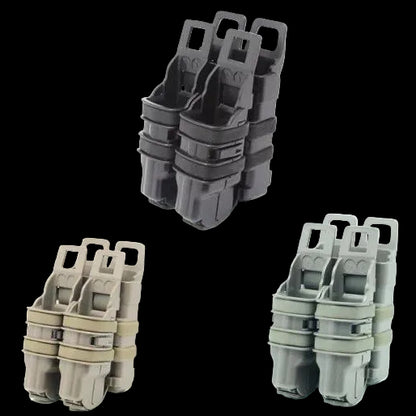 Fastmag Double Mag Pouch Single 9mm Single 556 Combo Set Holster Molle