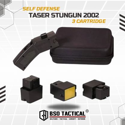 Taser 2002 80KV with Laser Pointer EDC Survival Self Defense Gear 3 Cartidge Include