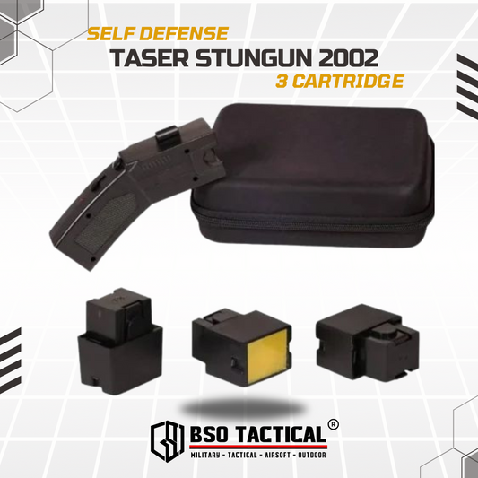 Taser 2002 80KV with Laser Pointer EDC Survival Self Defense Gear 3 Cartidge Include