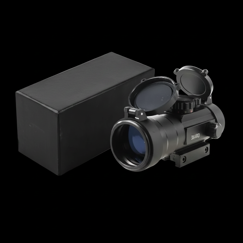 Tactical Red Dot Green Dot Sight 3x44RD 11MM with Picatinny 20-22MM Rail Metal