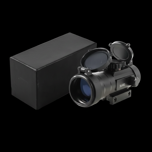 Tactical Red Dot Green Dot Sight 3x44RD 11MM with Picatinny 20-22MM Rail Metal