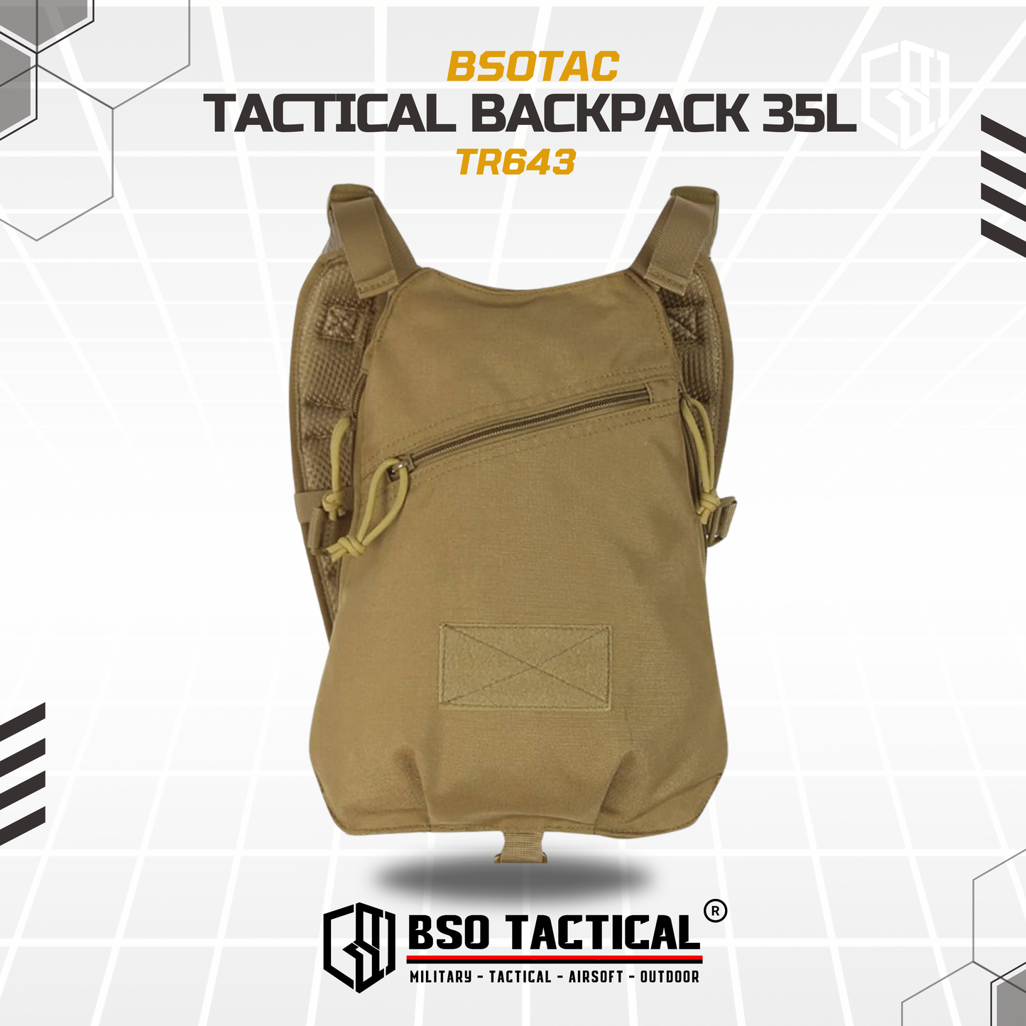 Tas Ransel Multifungsi Molle 35L Outdoor Backpack Bag - TR643