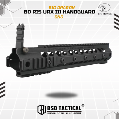 BD Tactical RIS URX III Style Handguard CNC for Airsoft