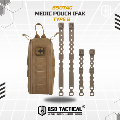 Quick Release First Aid Pack B IFAK Medical Pouch Molle FREE Medic Patch Outdoor