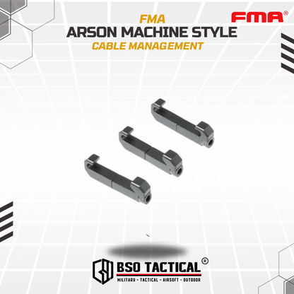 FMA Arson Machine Style Cable Management MLOK Wire System CNC