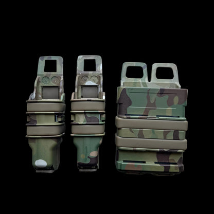 Fastmag Double Mag Pouch Single 9mm Single 556 Combo Set Holster Molle