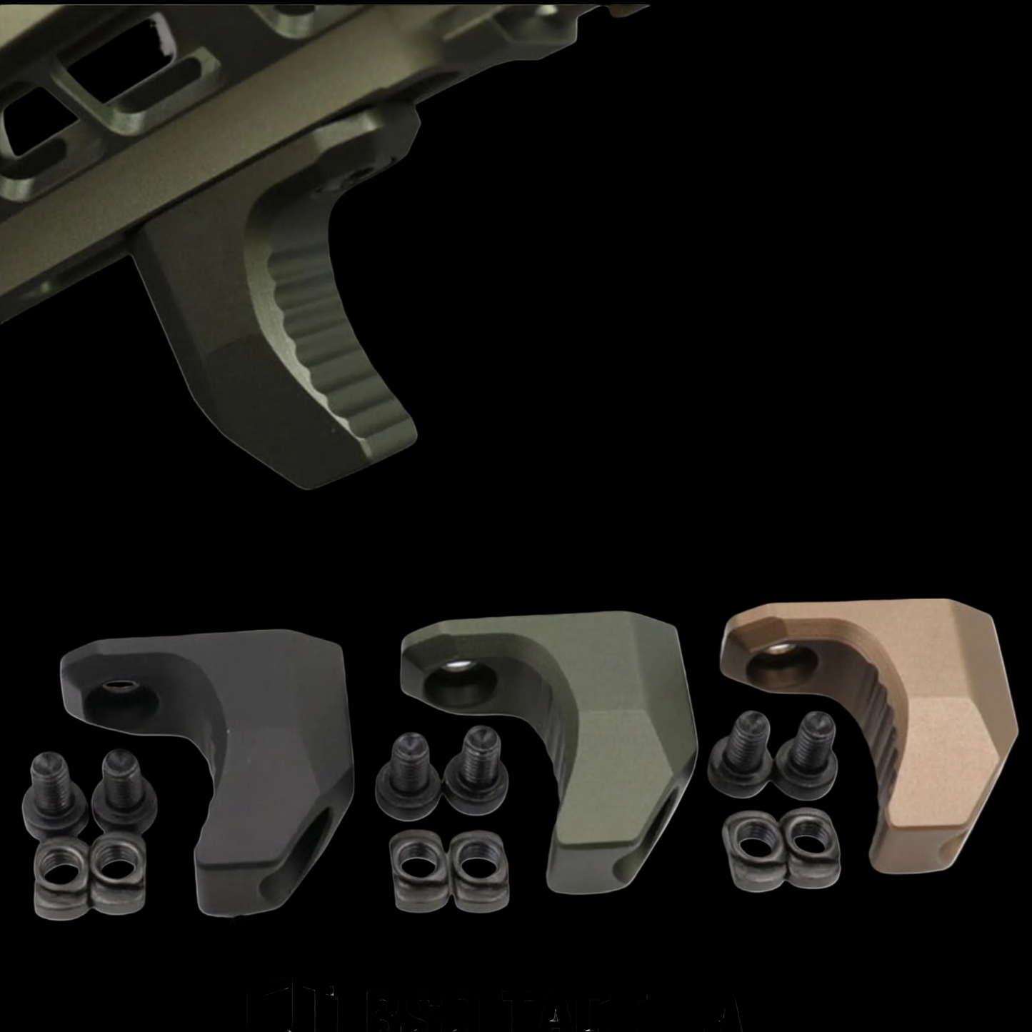 Arisaka Style Tactical Foregrip Handstop CNC Picatinny MLOK Grip
